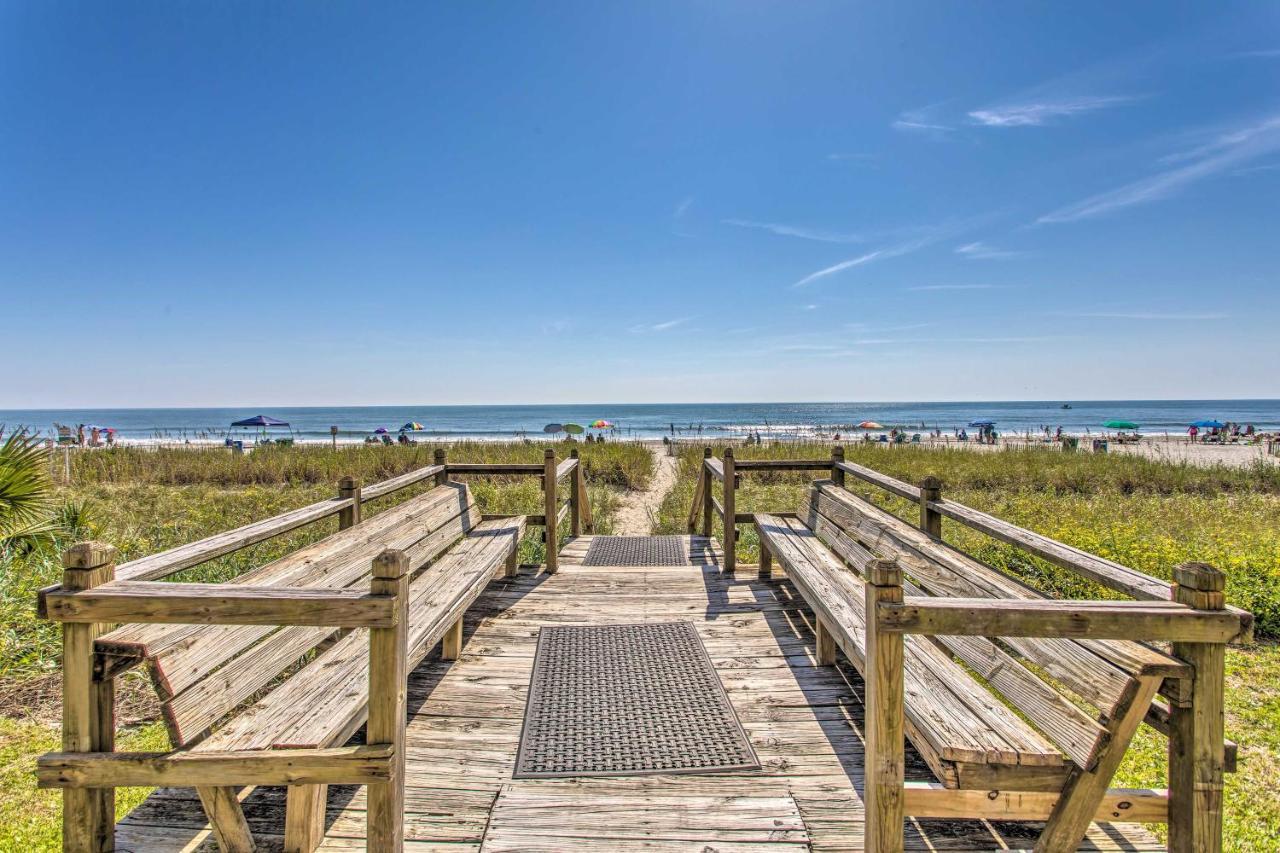 Beachy Condo With Pool Access And Steps To Boardwalk! Myrtle Beach Eksteriør billede
