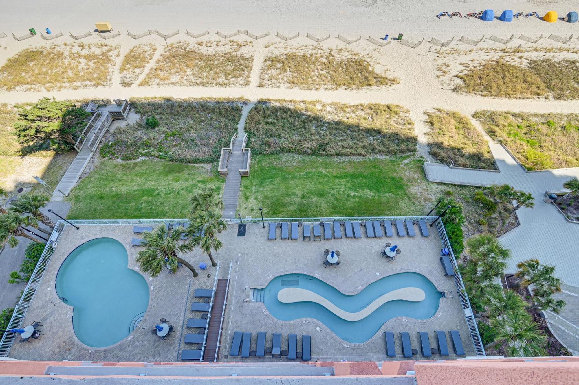 Beachy Condo With Pool Access And Steps To Boardwalk! Myrtle Beach Eksteriør billede